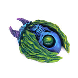 Green Beatle - Hand Painted Resin Magnet