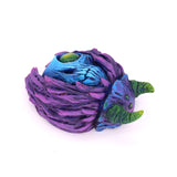 Purple Beatle - Hand Painted Resin Magnet