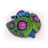 Green Lady Bug - Hand Painted Resin Magnet