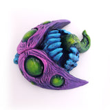 Purple Lady Bug - Hand Painted Resin Magnet