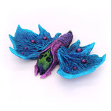 Blue Moth - Hand Painted Resin Magnet