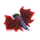 Red Moth - Hand Painted Resin Magnet
