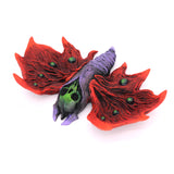 Red Moth - Hand Painted Resin Magnet