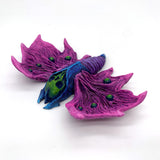 Purple Moth - Hand Painted Resin Magnet