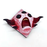 White Frowns - Hand Painted Resin Magnet
