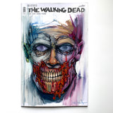 "The Dead" - Oil Painting on Comic Book
