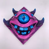 Pink Smiley - Hand Painted Resin Magnet