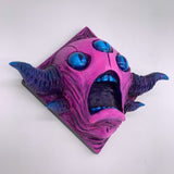 Pink Frowns - Hand Painted Resin Magnet