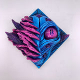 Blue Face Hugger - Hand Painted Resin Magnet