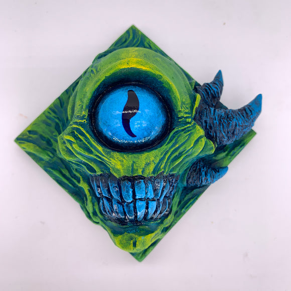 Green Cyclops - Hand Painted Resin Magnet