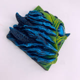 Green Face Hugger - Hand Painted Resin Magnet
