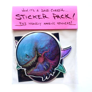 Sticker Pack - FIVE stickers!