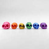 Resin Skulls - Set of Six
