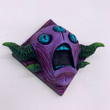Purple Frowns - Hand Painted Resin Magnet