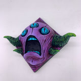 Purple Frowns - Hand Painted Resin Magnet