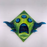 Green Frowns - Hand Painted Resin Magnet