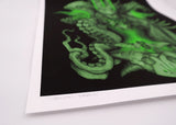 "Stricken - Emerald"  16×20 Print